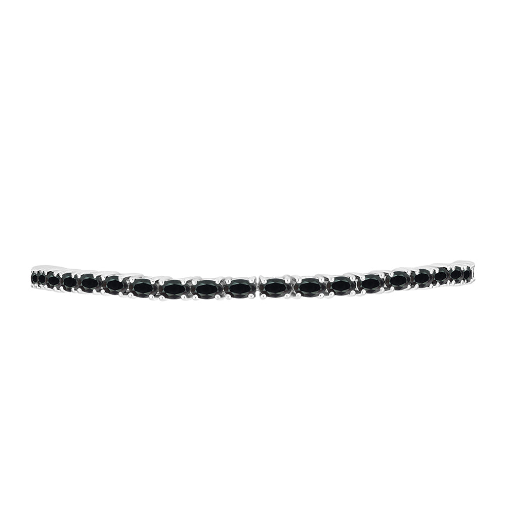 Pulsera de Plata con Obsidiana 2 