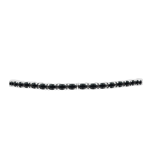 Pulsera de Plata con Obsidiana
