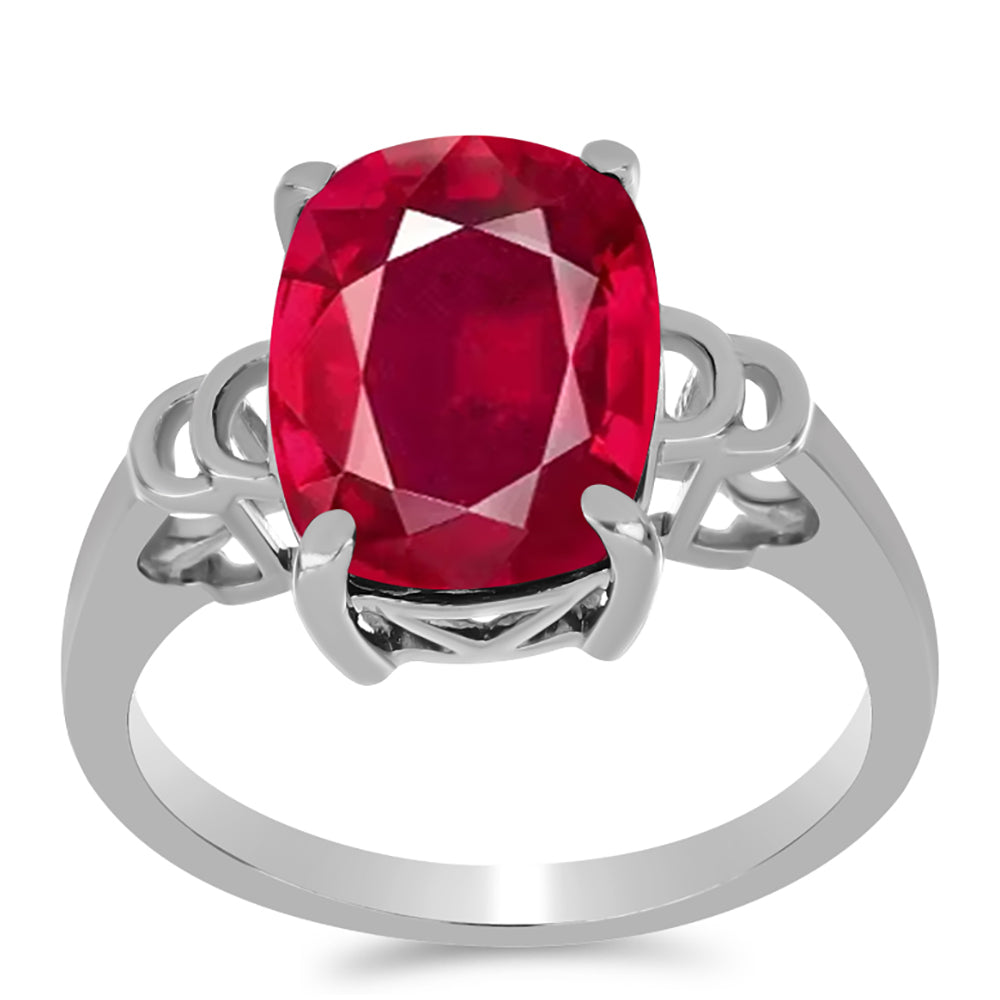 Anillo de Plata con Rubí de Madagascar 3 