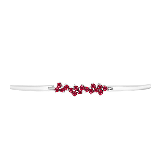 Pulsera de Plata con Rubí de Madagascar