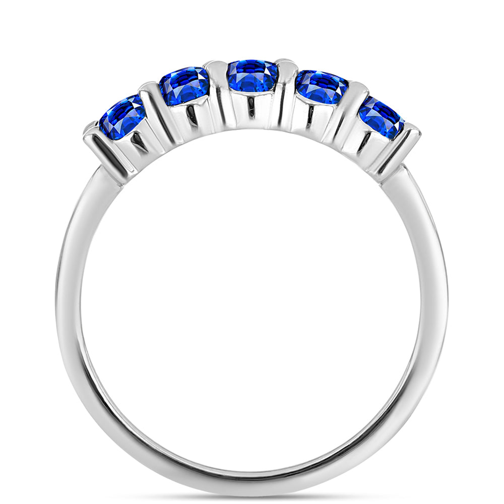 Cruz Conjunto de Plata con Zafiro Azul Australiano ( Pendientes +Anillo +Colgante ) 5 