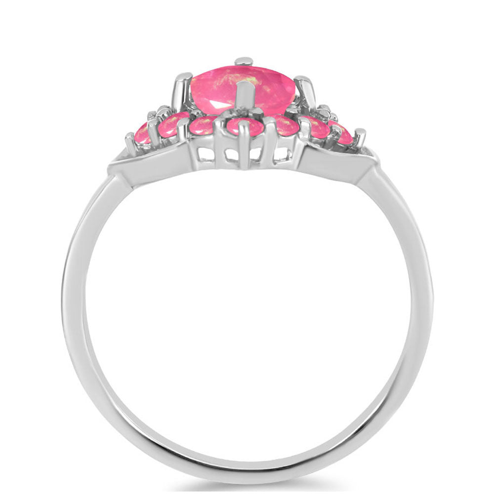 Anillo de Plata con Ópalo Rosa de Lega Dembi 2 