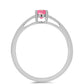 Anillo de Plata con Ópalo Rosa de Lega Dembi