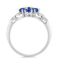 Anillo de Plata con Zafiro Azul Australiano