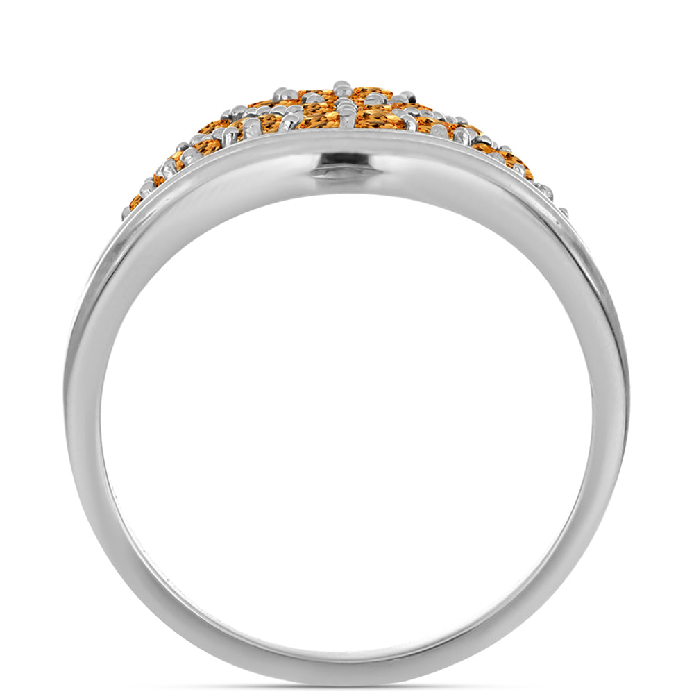 Anillo de Plata con Topacio amarillo imperial 2 