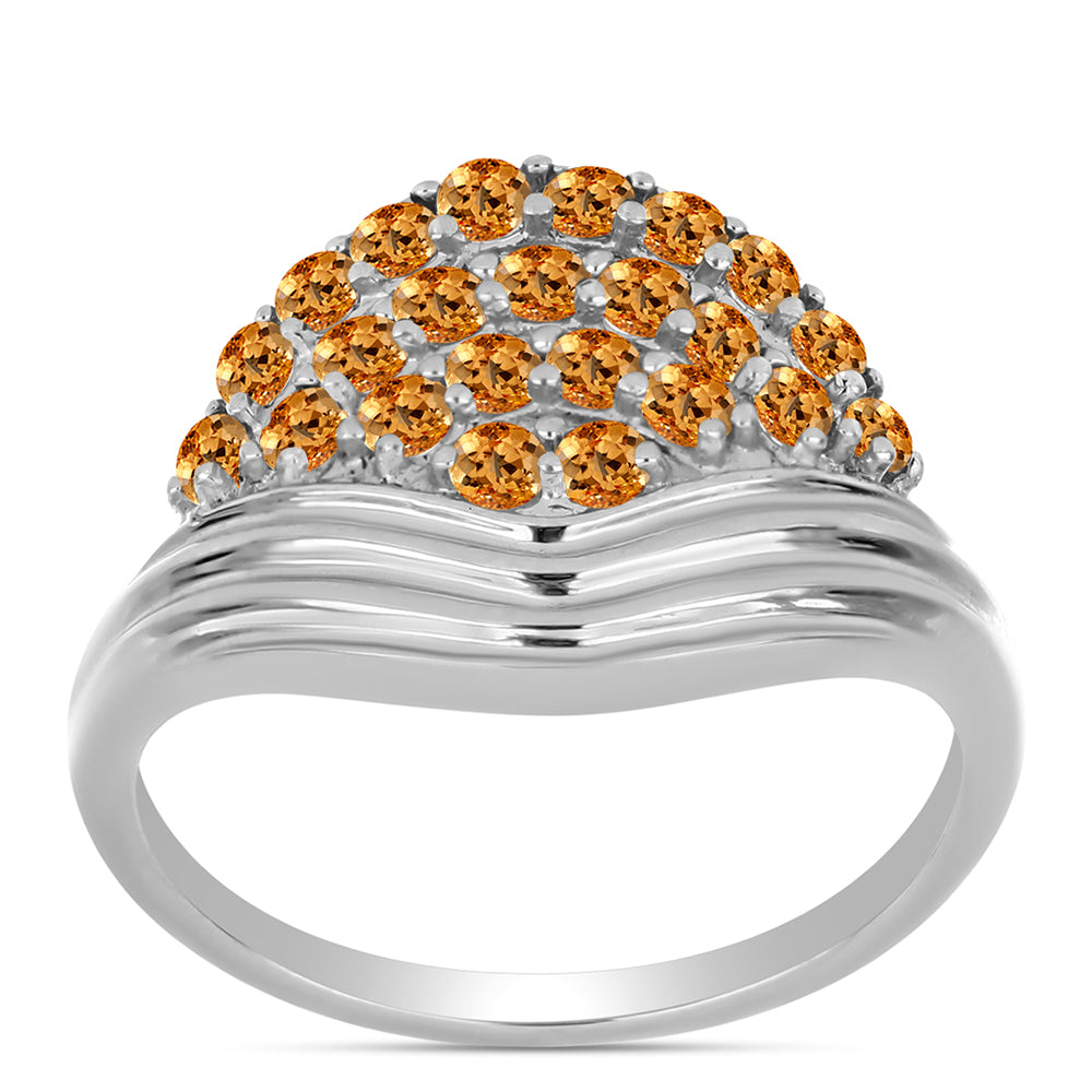 Anillo de Plata con Topacio amarillo imperial 3 