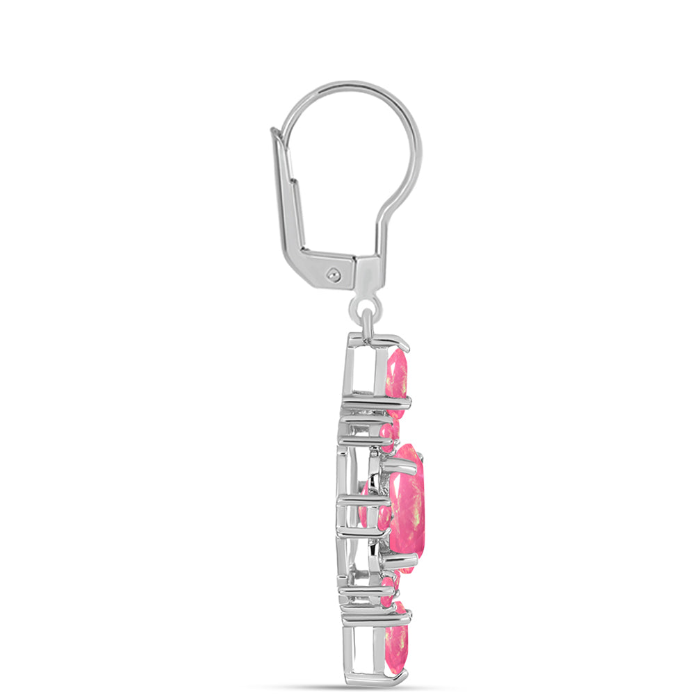 Pendientes de Plata con Ópalo Rosa de Lega Dembi 2 