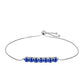 Pulsera de Plata con Zafiro Azul Australiano