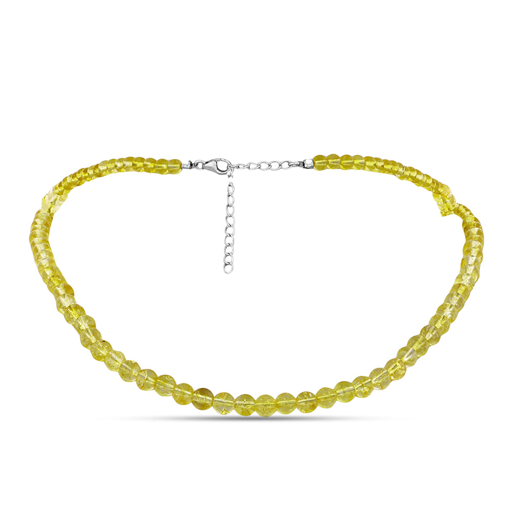 Collar de Plata con Topacio amarillo imperial
