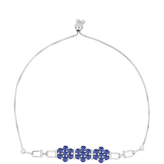 Pulsera de Plata con Tanzanita AAA