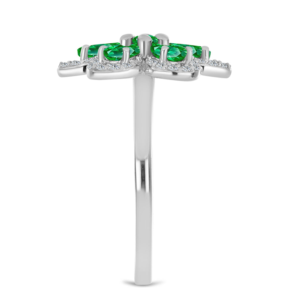 Anillo de Plata con Granate Kijani