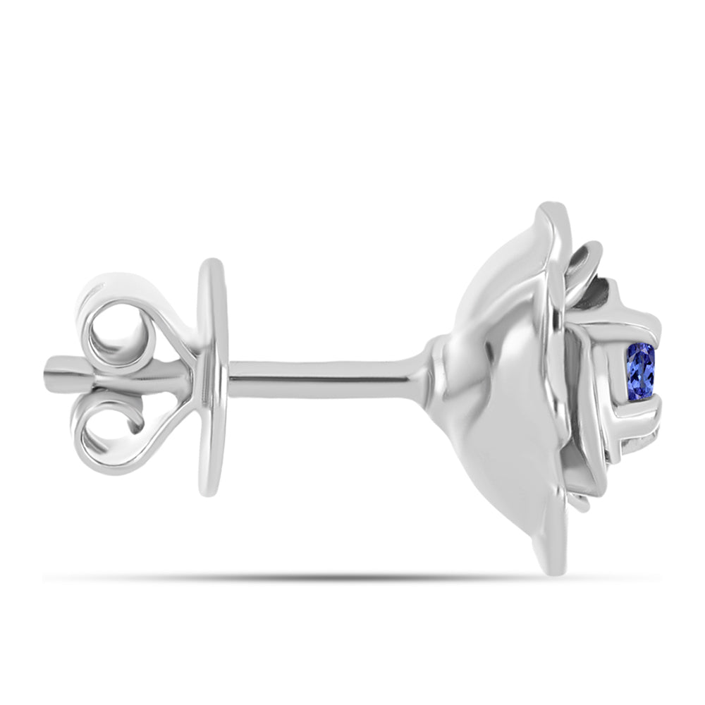 Pendientes de Plata con Tanzanita AAA 2 