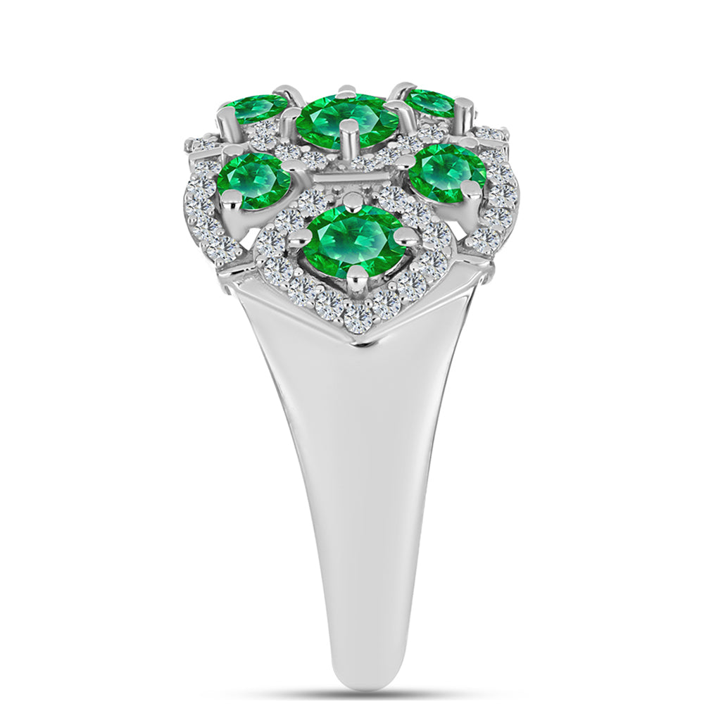 Anillo de Plata con Granate Kijani