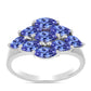 Anillo de Plata con Tanzanita AAA