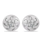 Pendientes de Plata con Diamante blanco