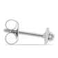 Pendientes de Plata con Diamante blanco