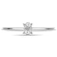Anillo de Plata con Diamante blanco