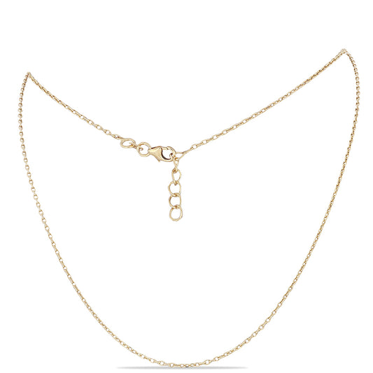 Cadena de Plata Bañada en Oro