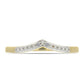 Anillo de Plata Bañada en Oro con Diamante blanco