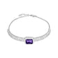Pulsera de Plata con Amatista de Marruecos