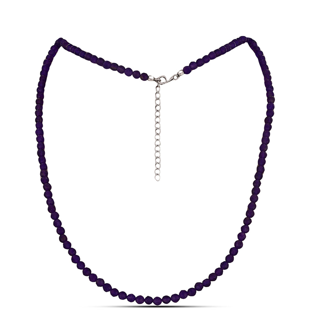 Collar de Plata con Amatista de Marruecos