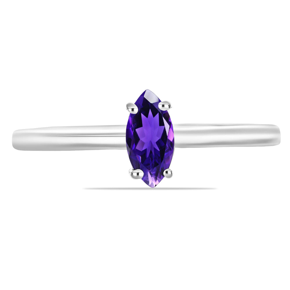 Conjunto de Plata con Amatista de Marruecos ( Pendientes +Anillo +Colgante )