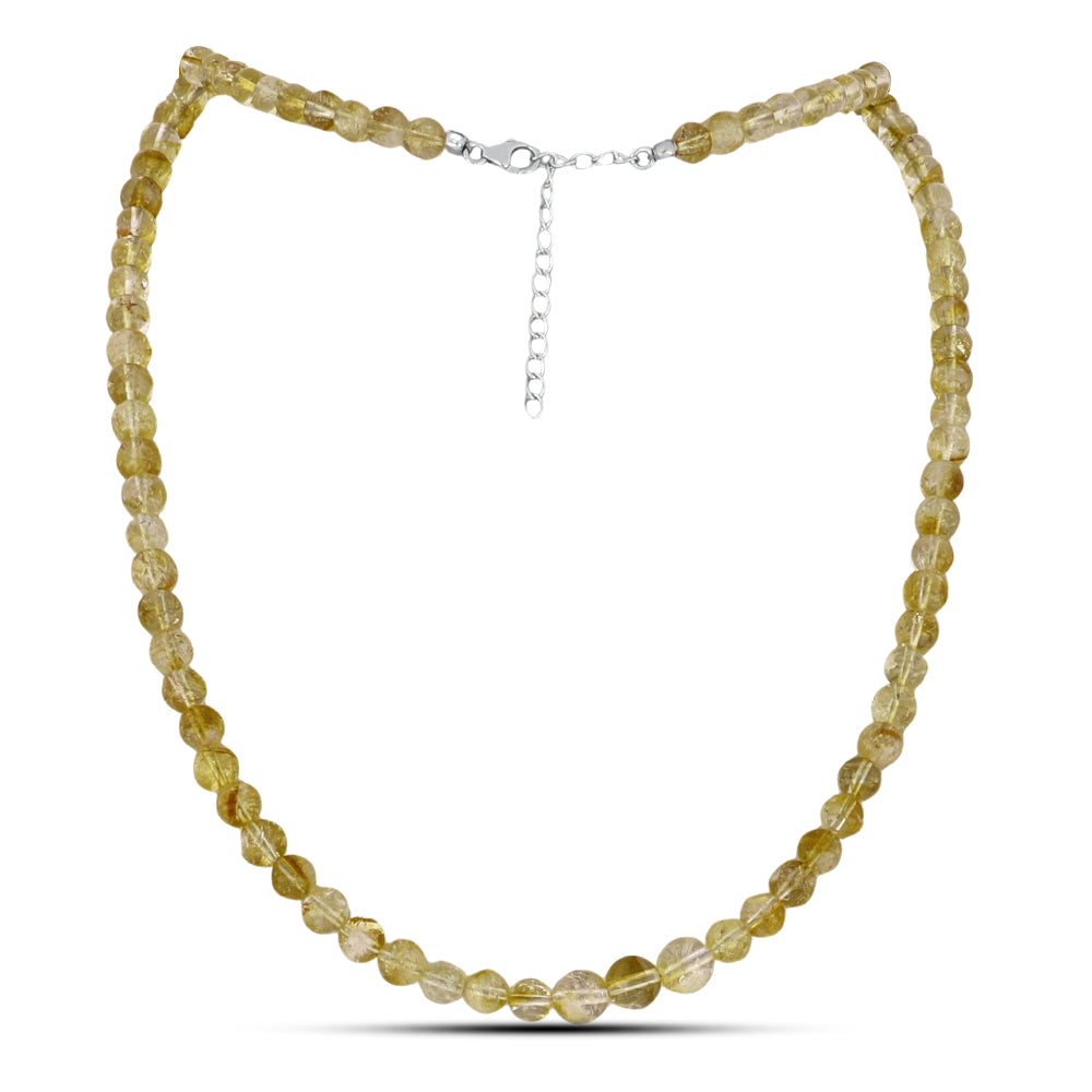 Collar de Plata con Citrino de Río del Oro 1 