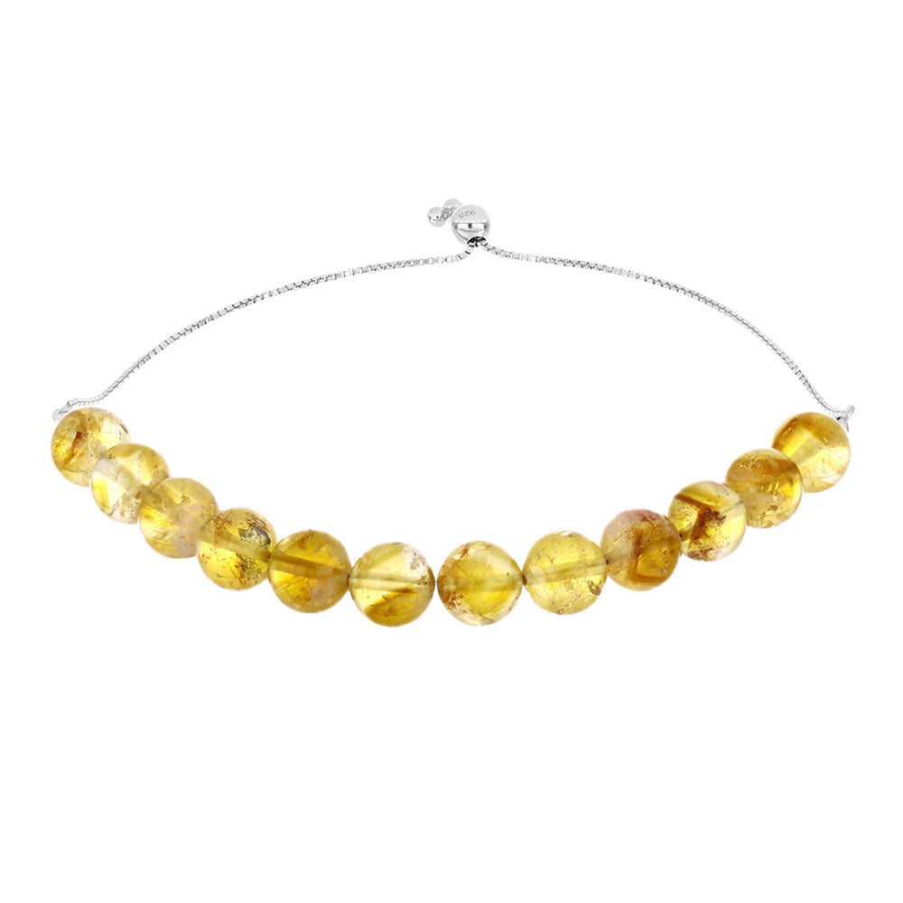 Pulsera de Plata con Citrino de Río del Oro