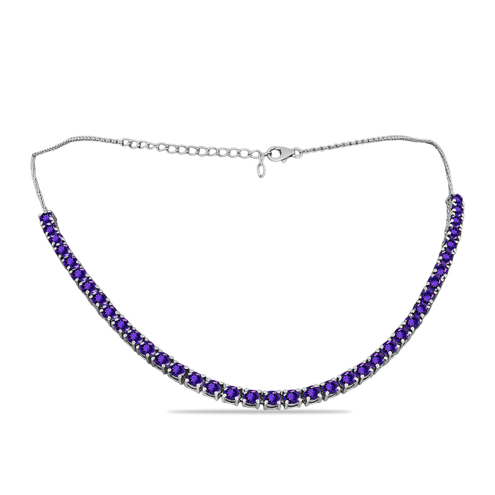 Collar de Plata con Amatista de Marruecos 2 