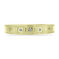 Anillo de Plata Bañada en Oro con Diamante blanco
