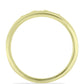 Anillo de Plata Bañada en Oro con Diamante blanco