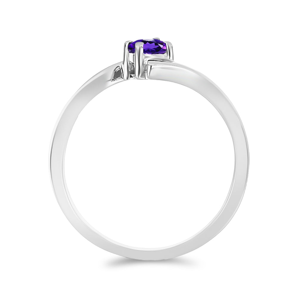 Anillo de Plata con Amatista de Marruecos 2 