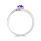 Anillo de Plata con Amatista de Marruecos