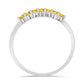 Anillo de Plata con Citrino de Río del Oro