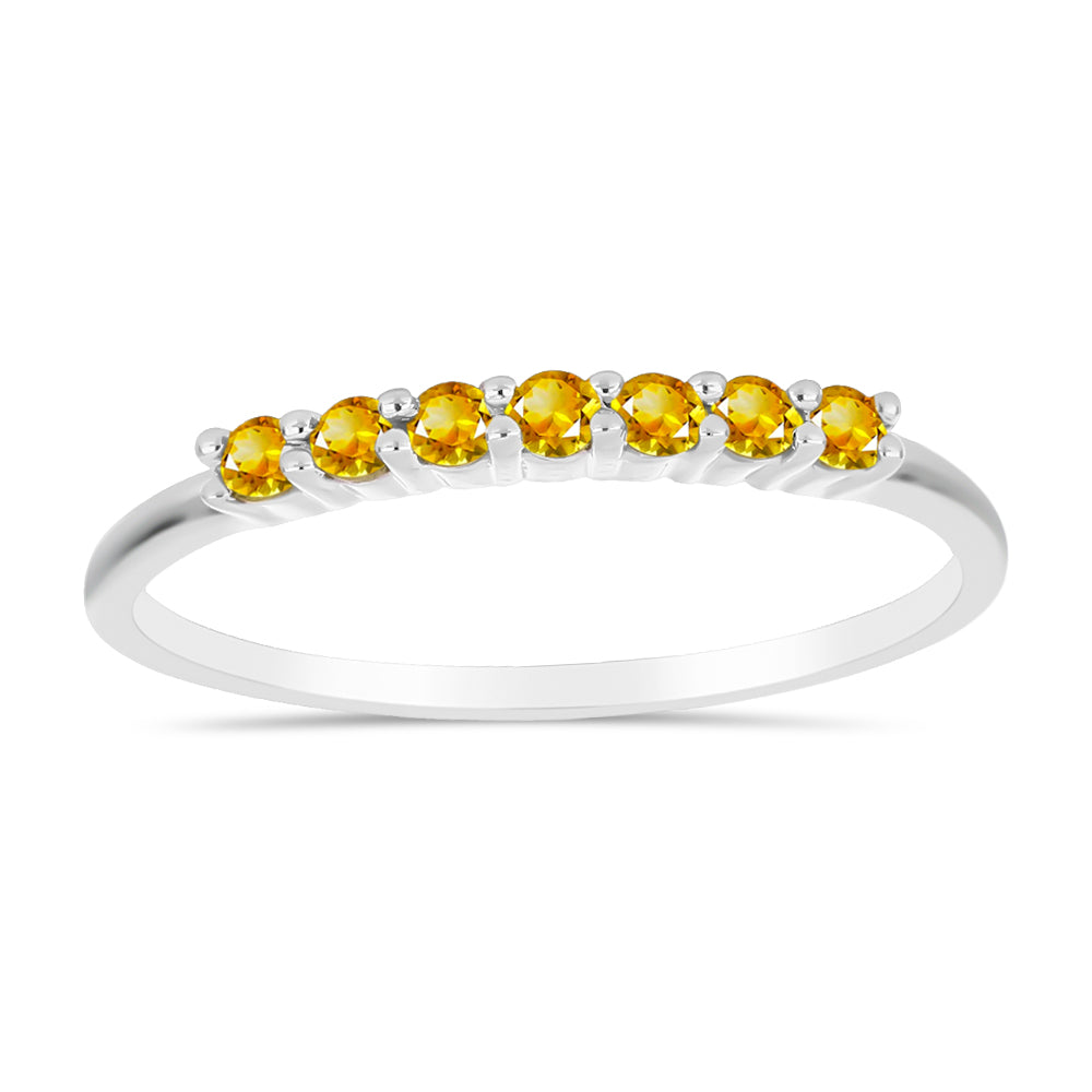 Anillo de Plata con Citrino de Río del Oro 3 