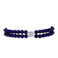 Pulsera de Plata Bañada en Oro con Perla Negra de Agua dulce y Topacio Blanco