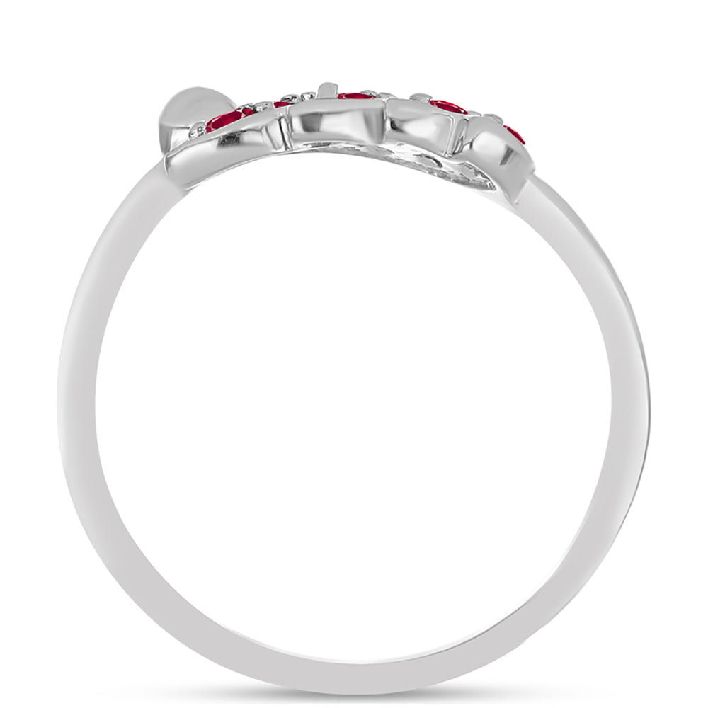 Anillo de Plata con Rubí de Madagascar