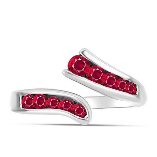 Anillo de Plata con Rubí de Madagascar