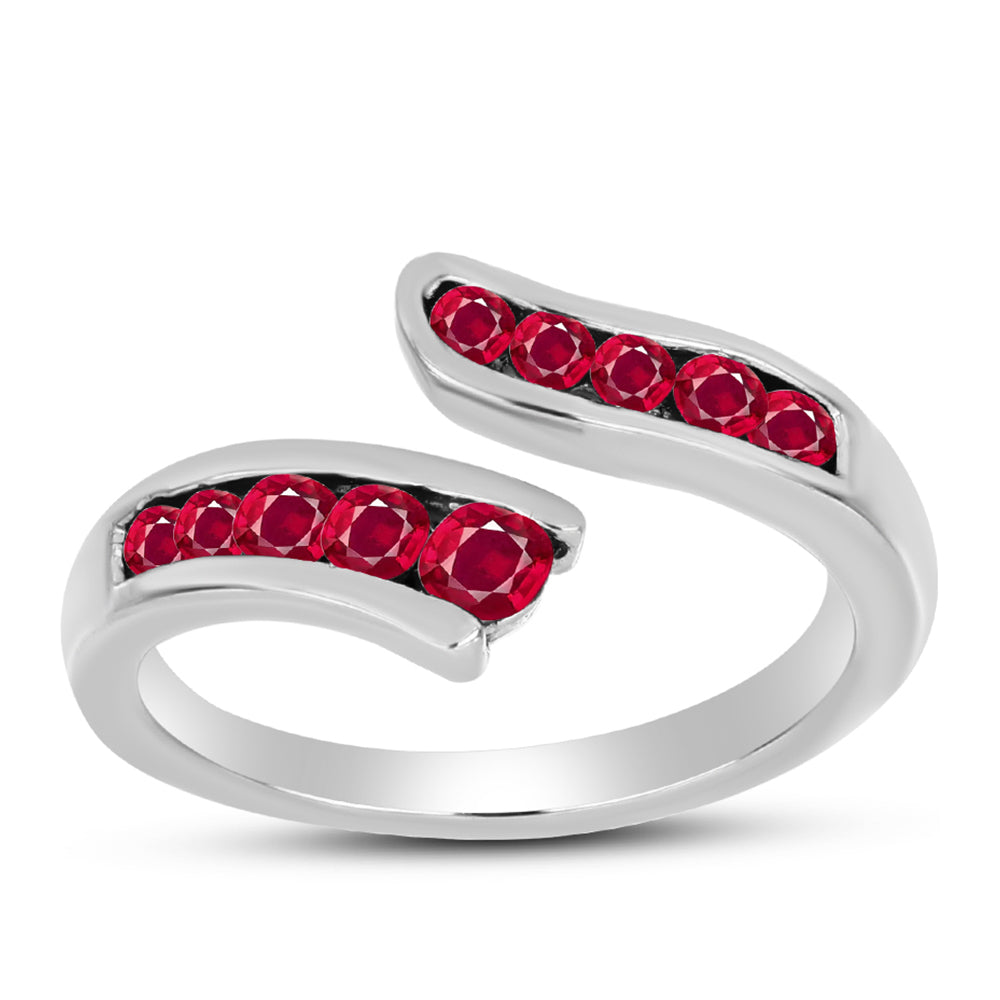 Anillo de Plata con Rubí de Madagascar 3 