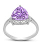 Anillo de Plata con Amatista Rosa de Francia