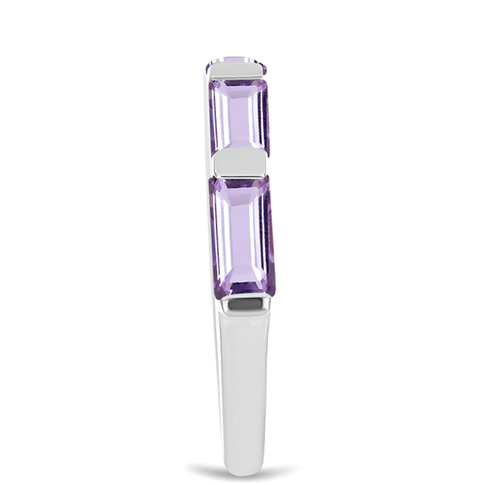 Anillo de Plata con Amatista Rosa de Francia 4 