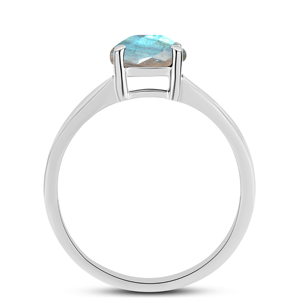 Anillo de Plata con Labradorita 2 
