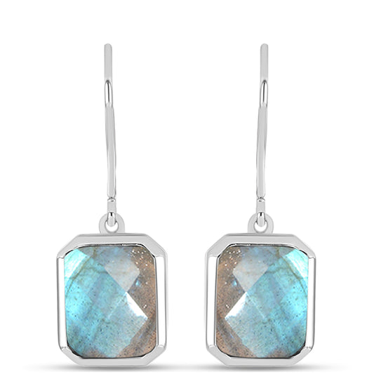 Pendientes de Plata con Labradorita