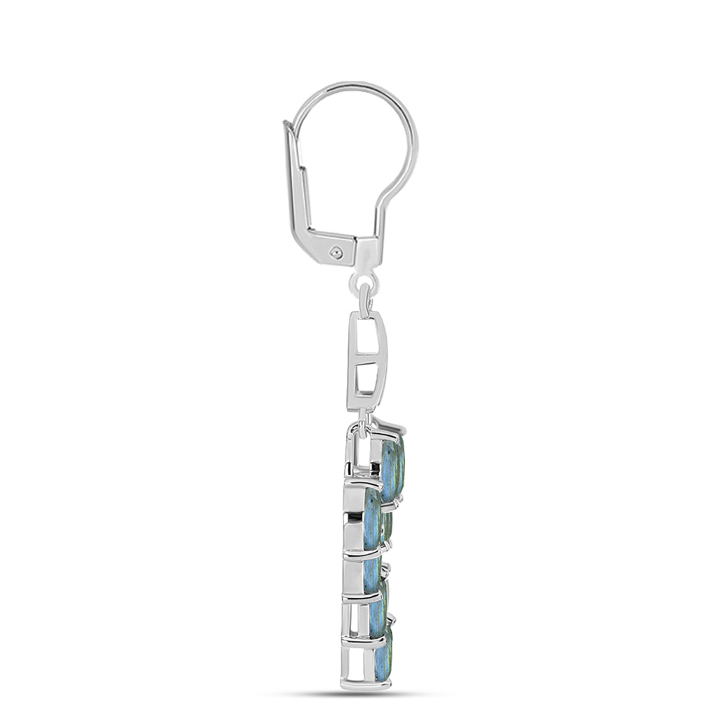 Pendientes de Plata con Labradorita 2 