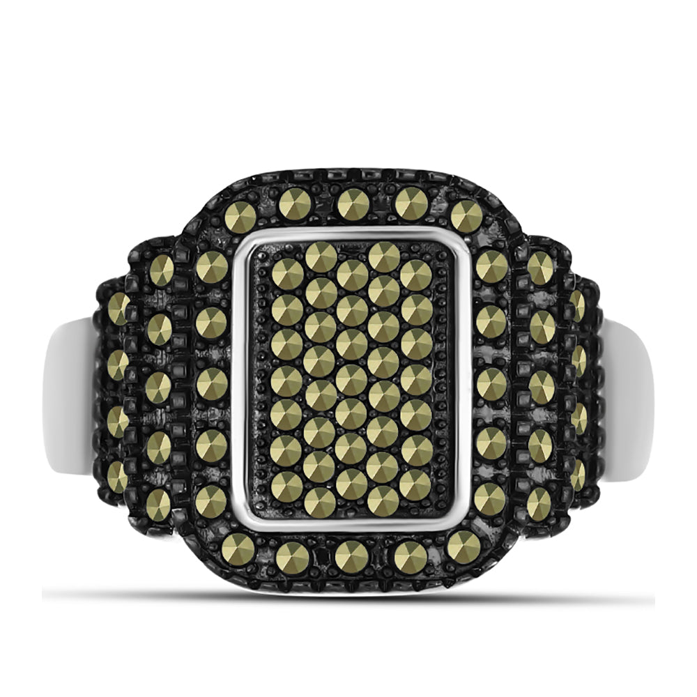 Anillo de Plata con Marcasita de Austria 1 