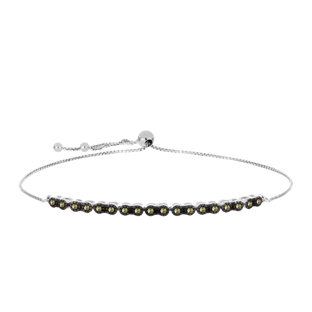 Pulsera de Plata con Marcasita de Austria 1 
