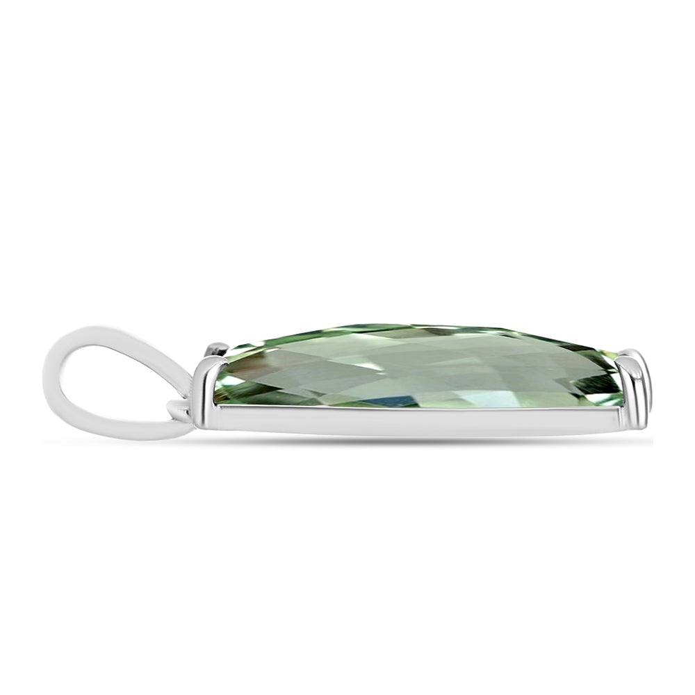 Colgante de Plata con Amatista Verde 2 