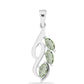 Colgante de Plata con Amatista Verde