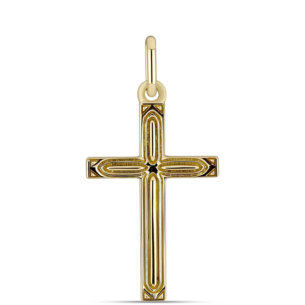 Cruz Colgante de Oro 14K 1 