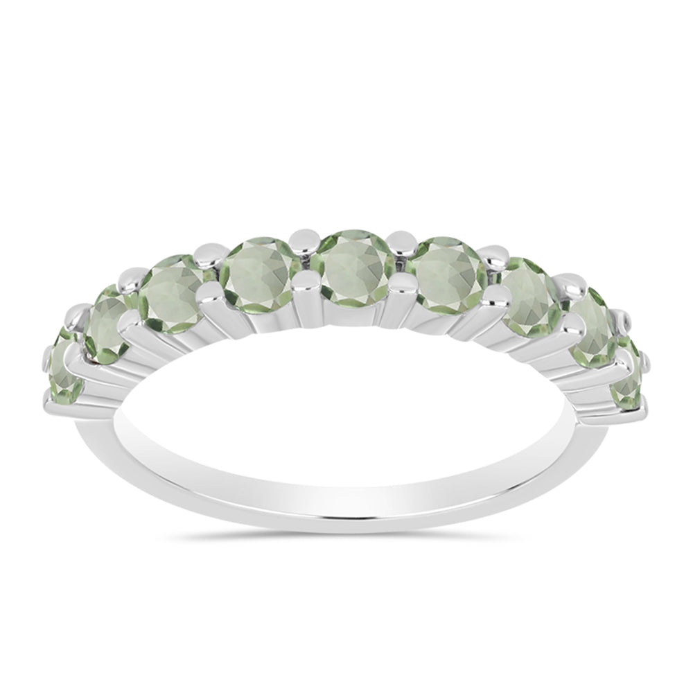 Anillo de Plata con Amatista Verde 1 